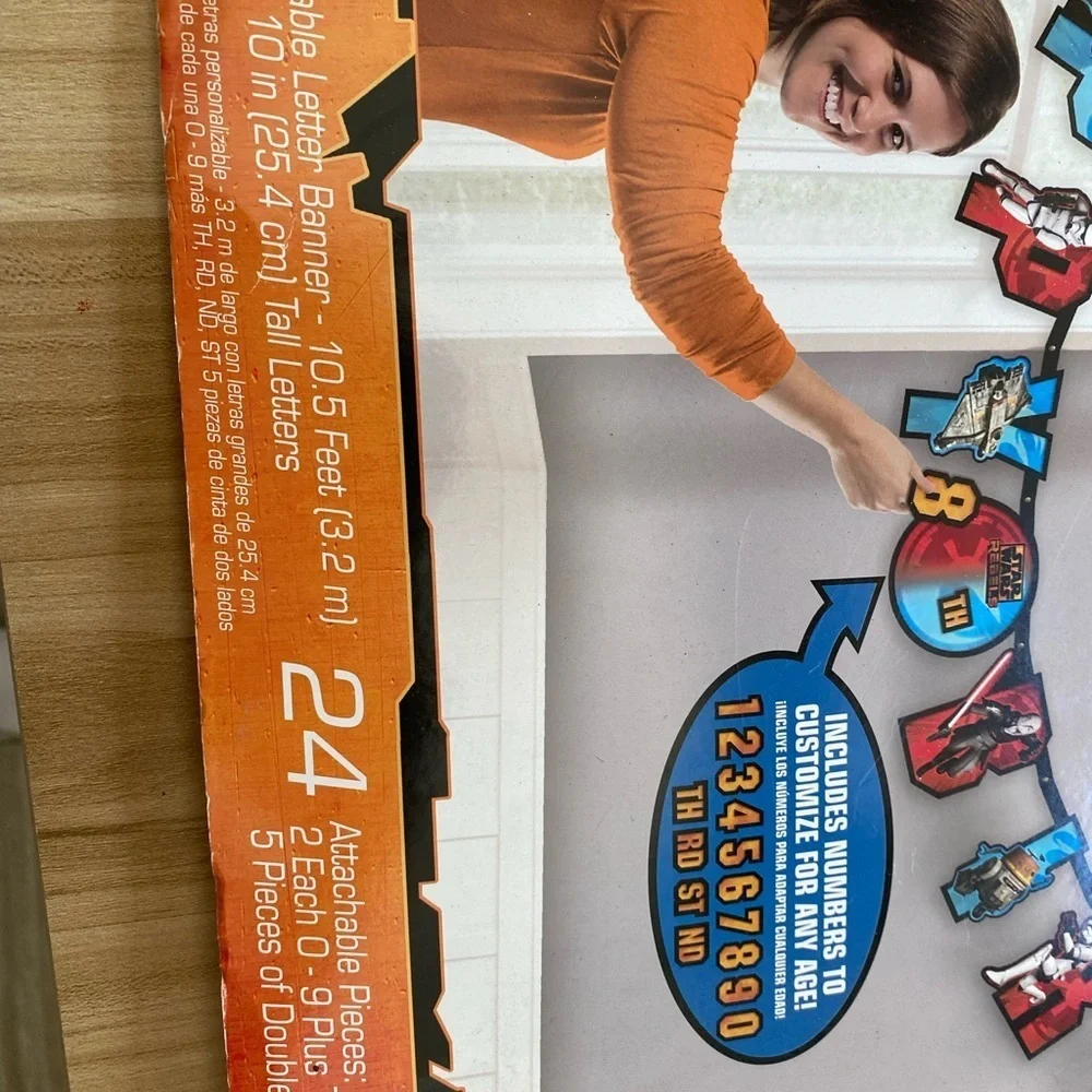 New vintage Nip Star Wars Rebels Boys Happy Birthday Add Age Banner Jumbo Party